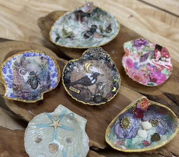 Sea Shell Decoupage