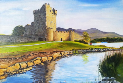 Ross Castle, Killarney by Margaret Zita Coughlan