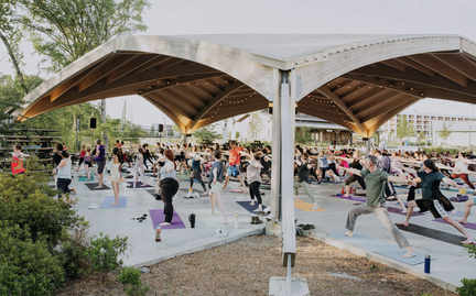 orion ampitheater yoga