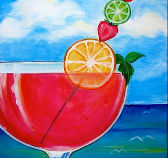 Fiesta Margarita Paint and Sip