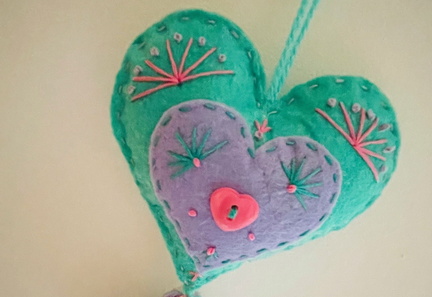 Folk Art Felt Decorations