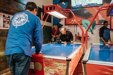 Boxcar Air Hockey Tournaments - Boxcar Bar + Arcade