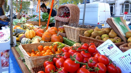 Farmers Market  at Castle Terrace Edinburgh