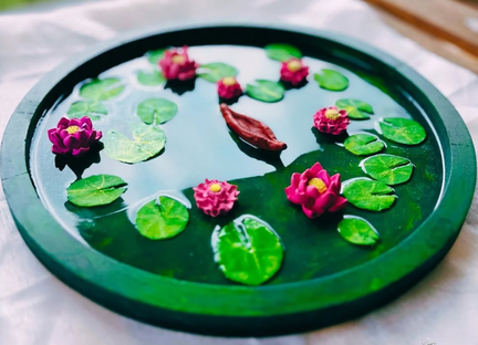 Resin Lotus Pond