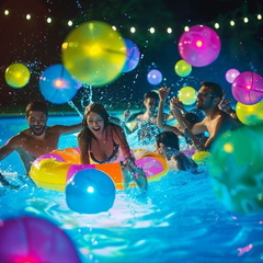 pool-party-fun-stockcake