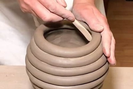 Art Class Coil Pottery