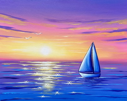 Paint Nite: Sailboat Sparkle
