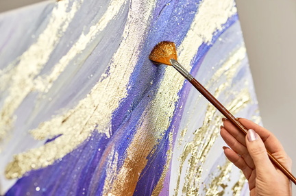 Gold Foil Art (In Person Class)