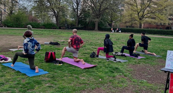 Community Yoga in the Park Meridian Hill Park
