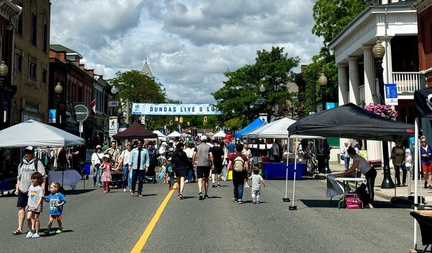 Live &amp; Local Open Streets Celebration in Downtown Dundas