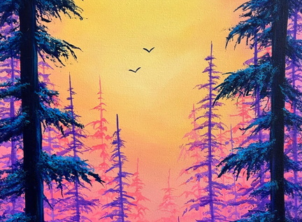 Paint Nite Mystic Mornings
