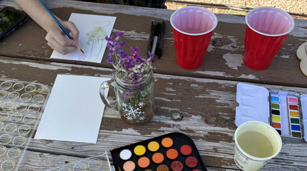 Watercolor Nature Journaling Session
