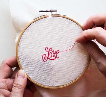 Art Class Stitched Typography