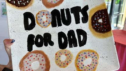 Father's Day Workshop at Color Me Mine