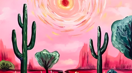 Paint Nite  Desert Trippin
