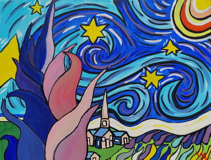 Paint Van Gogh In Pop Art (In person class)