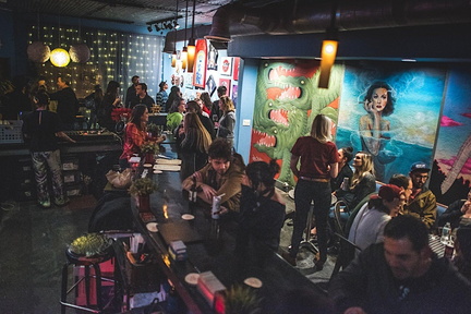 Happy Hour & Art - The Falcon Bar & Gallery