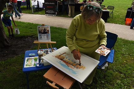 Ridge-Art-Fair-Judie-Anderson-painting-ridge-park