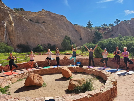Yoga in the Garden