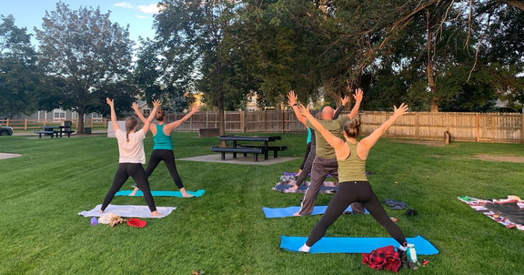 Yoga on the Lawn - First and Main Town Center