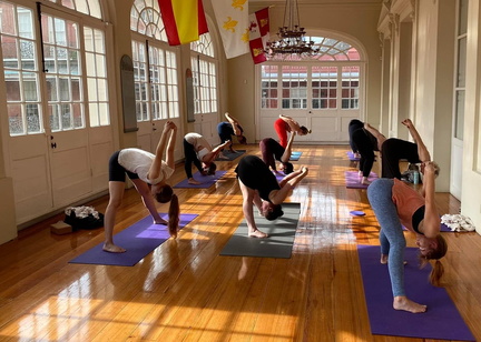 Yoga at the Cabildo