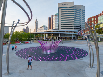 Scioto Mile Fountain!