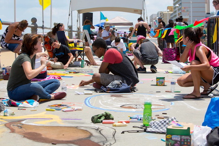 Chalk the Walk - Virginia Beach Boardwalk