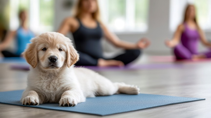Puppy Yoga - Aloft Vaughan Mills