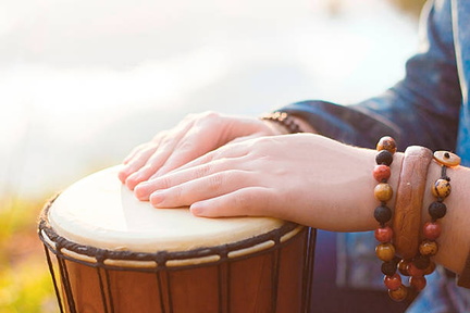 stock image drum circle