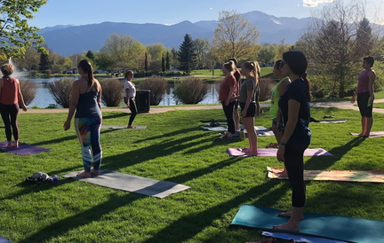 Yoga on the Lawn