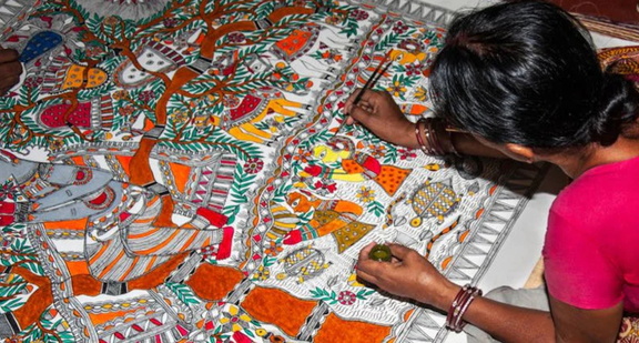 Ramayana Traditional Indian Art painting Workshop