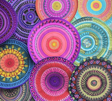 Spin Art Drawings