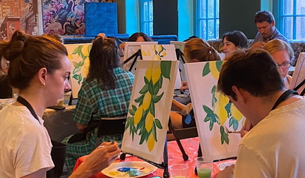 Paint &amp; Sip Cowgirl Blossoms