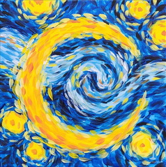 Family Fun-All Ages! Van Gogh's Crescent Moon