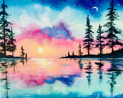 Paint Nite Lakeside Dreamer