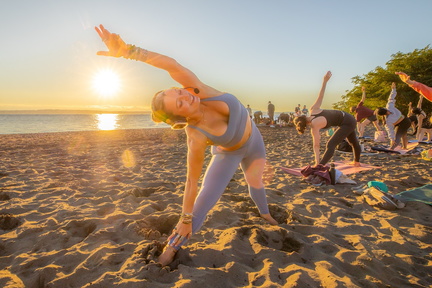Secret Sunset Silent Disco Yoga