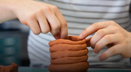 Art Class Clay Sculpting
