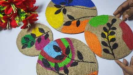 Jute Rope Painting