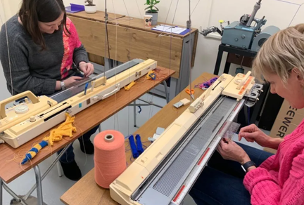 Hacked Knitting Machine Experience Day