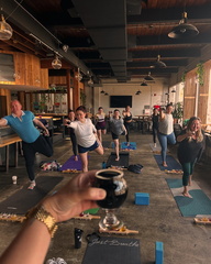 Yoga on Tap at Wildeye Brewing