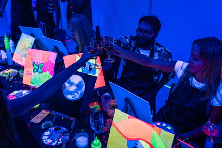 Neon Brush: A Glow-in-the-Dark Painting Experience Novotel Miami Brickell