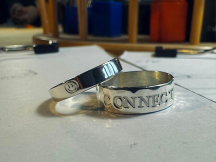 Silver Letter Ring Workshop