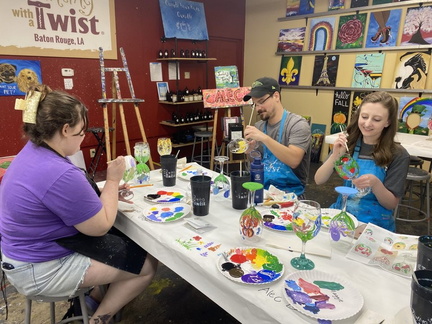 Paint &amp; Sip Dolphin Fun
