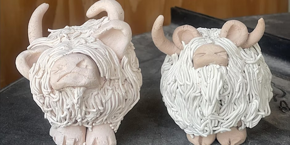Create a Clay Highland Cows Workshop