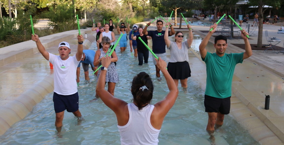 Get Fit at Hemisfair Pound Fit