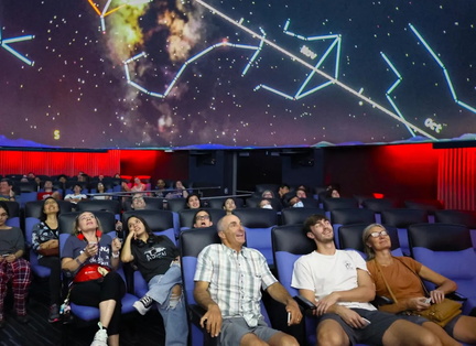 Laser Movie magic at Flandrau