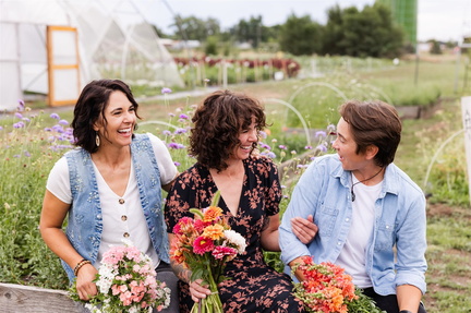 Flowers &amp; Yoga on the Farm