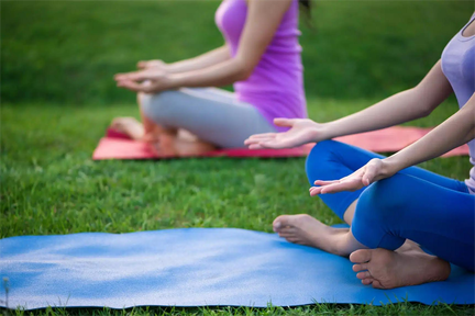 Yoga in the Lawn