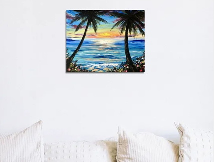 Paint Nite Psyched for Summer