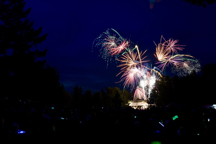 Fireworks on the Lake Boren Park